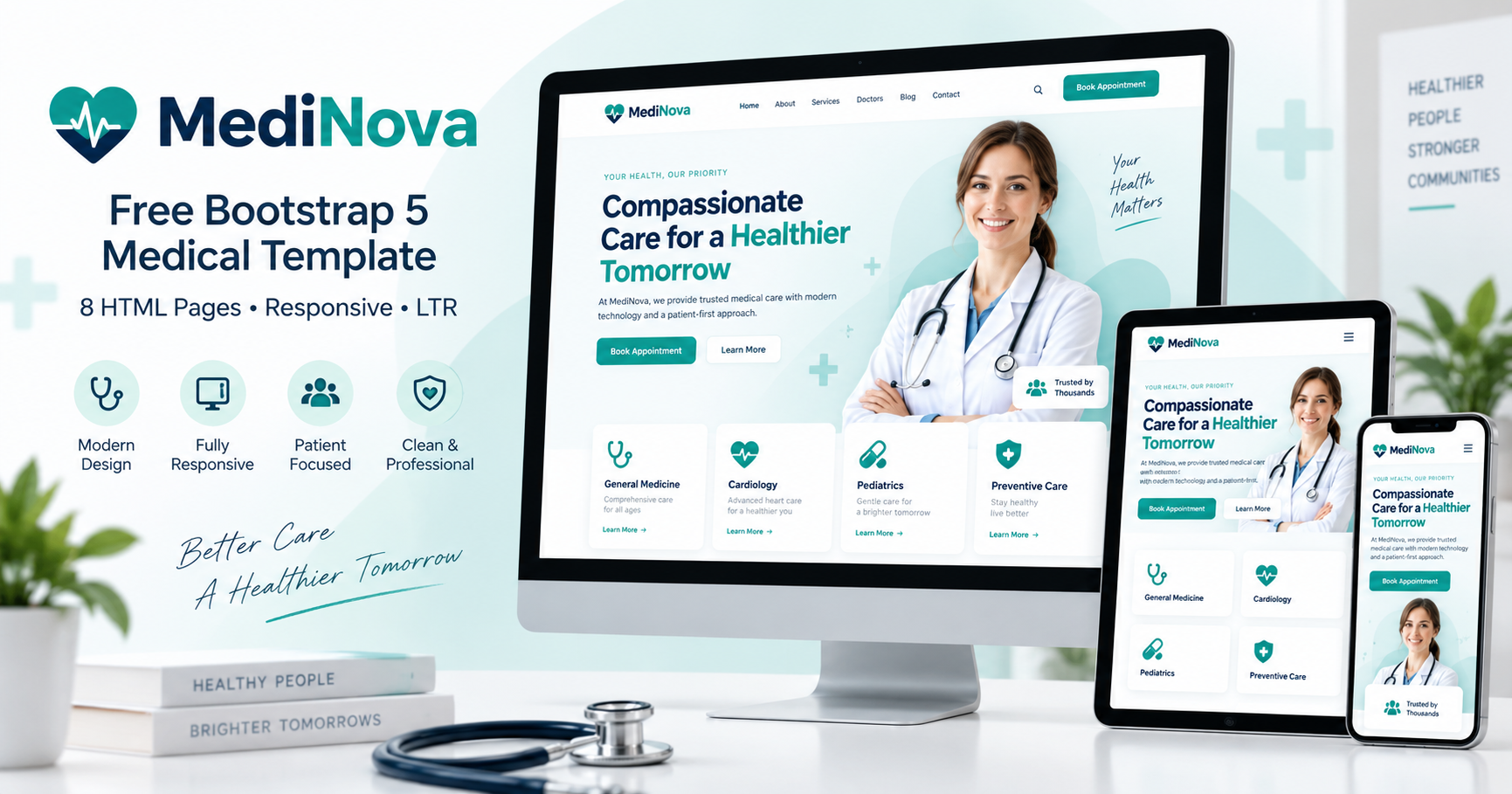 MediNova – Free Bootstrap 5 Medical & Healthcare HTML Template