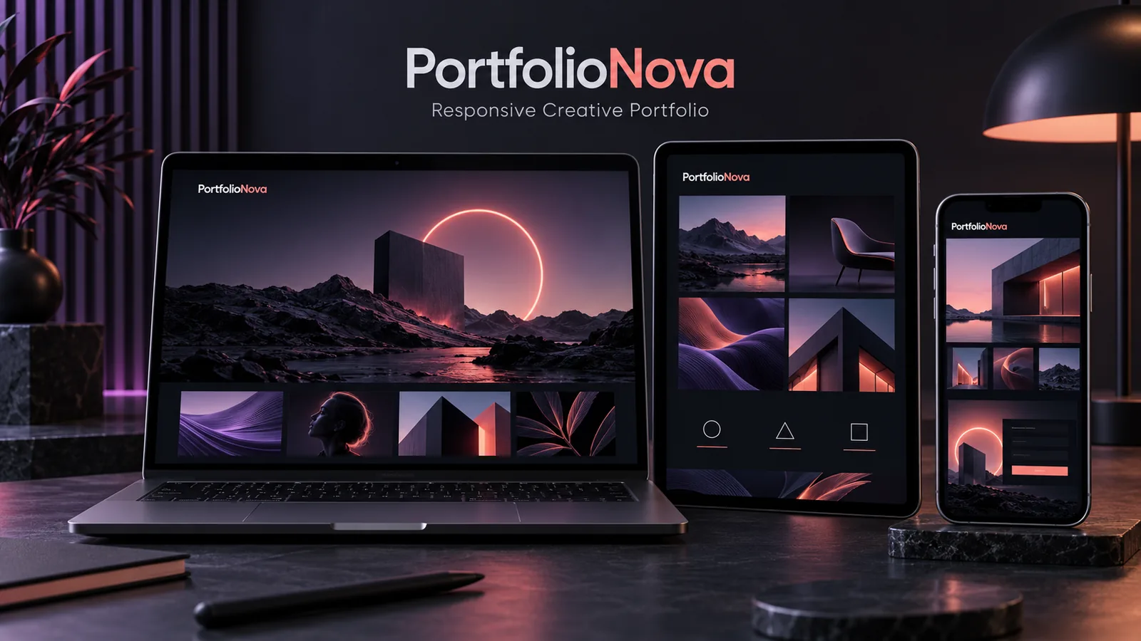 PortfolioNova – Free Bootstrap 5 Creative Portfolio HTML Template